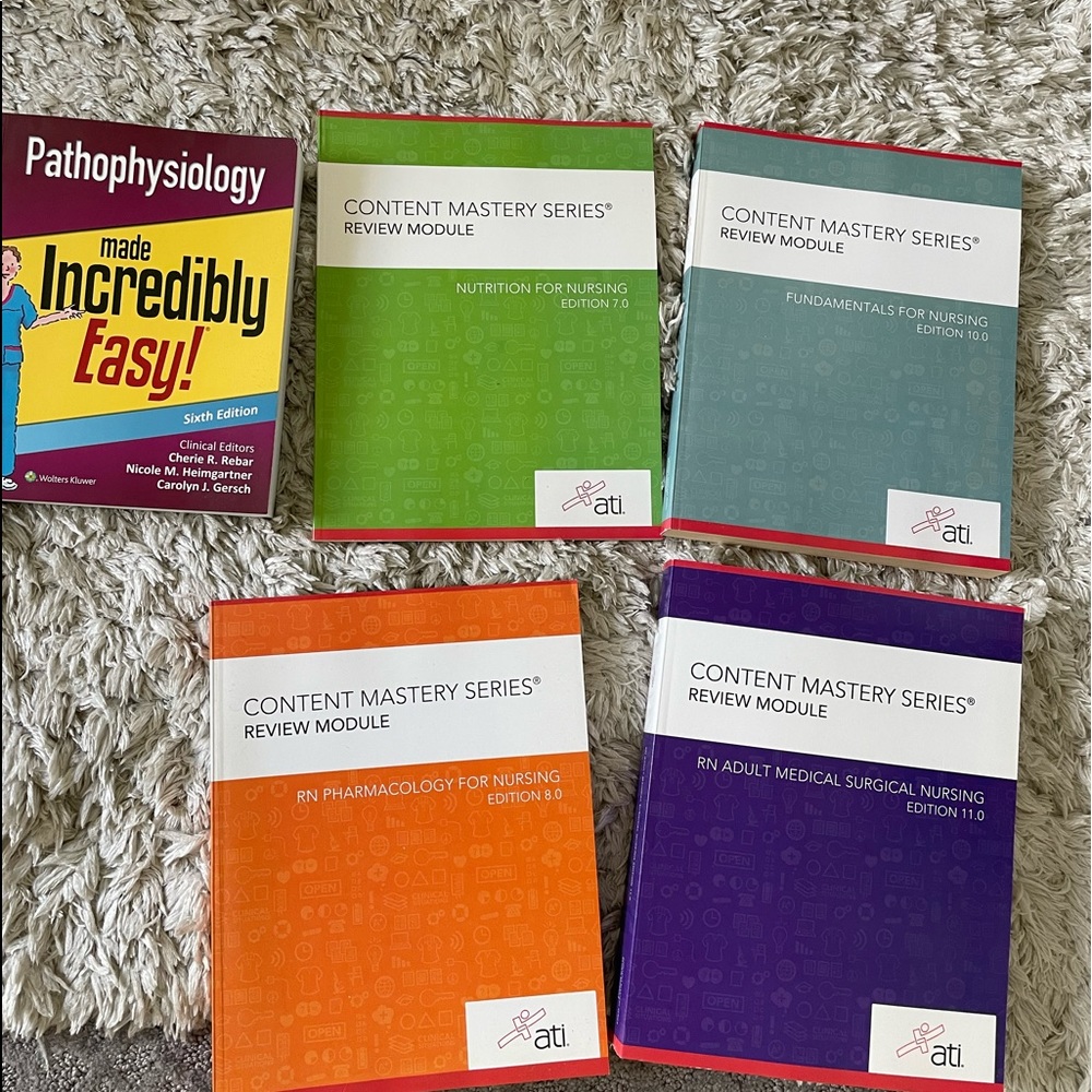 BRAND NEW ATI NURSING TEXTBOOKS NEVER USED